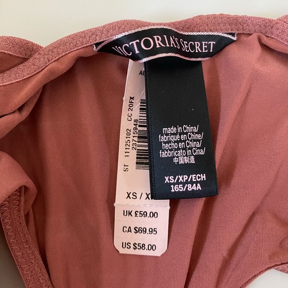 *NEW WITH TAGS* Mauve Mesh Bodysuit - Picture 5 of 5